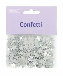Coupon 🔥 Hobbycraft Silver Stars Confetti 14g ❤️