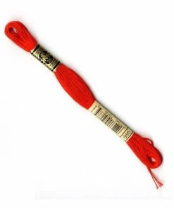 Brand new ✔️ DMC Red Mouline Special 25 Cotton Thread 8m (666) 💯