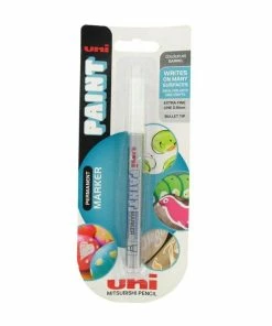 Discount 👍 Uni-ball Silver Paint Permanent Marker PX-203 🌟