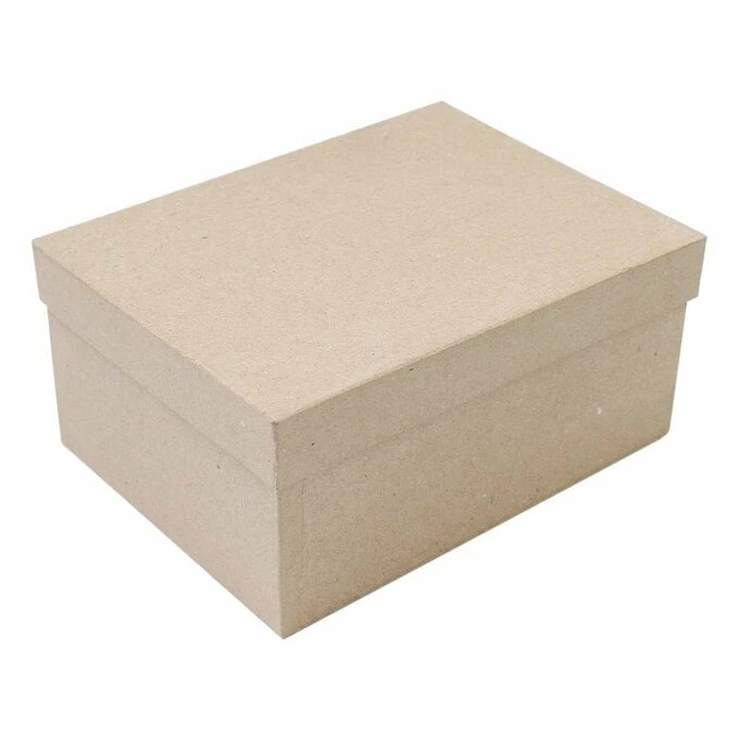 Buy โญ Hobbycraft Mache Rectangular Box With Lid 20cm ๐งจ 3 Buy โญ Hobbycraft Mache Rectangular Box With Lid 20cm ๐งจ