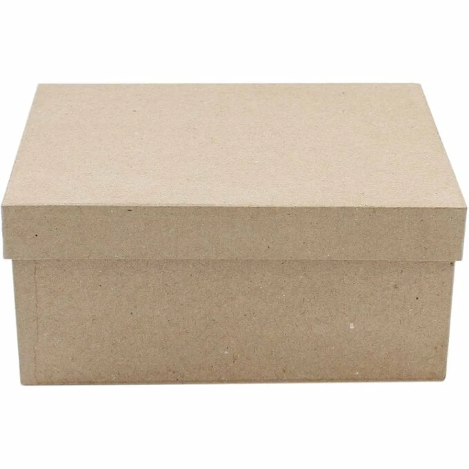 Buy โญ Hobbycraft Mache Rectangular Box With Lid 20cm ๐งจ 5 Buy โญ Hobbycraft Mache Rectangular Box With Lid 20cm ๐งจ - Image 3
