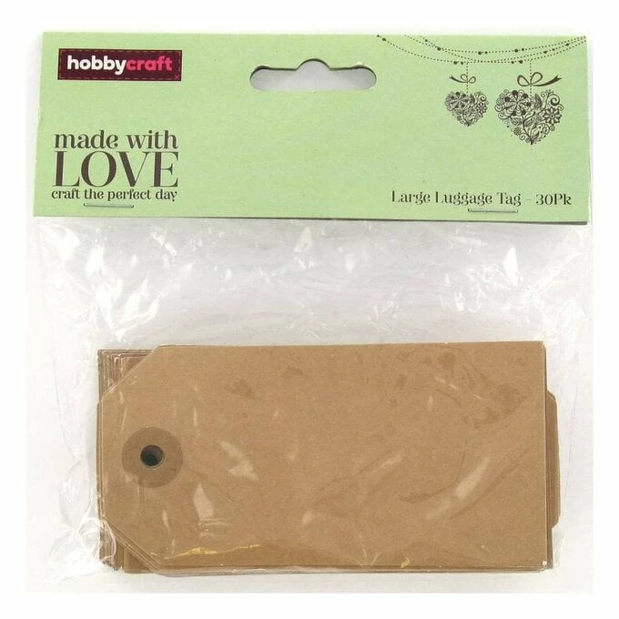 Cheap βοΈ Hobbycraft Kraft Brown Gift Tags 11cm 30 Pack π₯ 4 Cheap βοΈ Hobbycraft Kraft Brown Gift Tags 11cm 30 Pack π₯ - Image 2