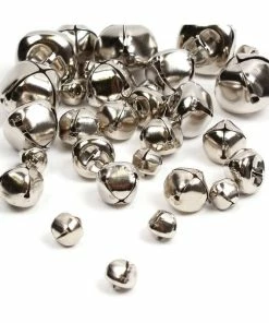 Best Pirce 🥰 Hobbycraft Silver Jingle Bells 30 Pack 😉
