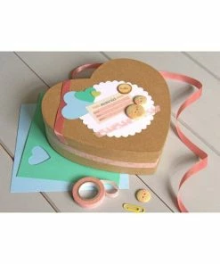 Alternative view of Top 10 👏 Hobbycraft Mache Heart Shaped Box 27cm 🎉