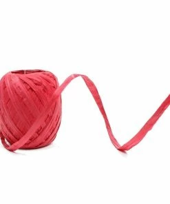 New 🤩 Hobbycraft Raffia Red Ribbon Reel 30 M 🥰