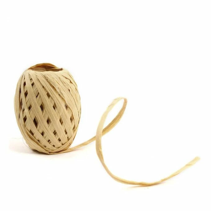 Coupon ❤️ Hobbycraft Raffia Straw Ribbon Reel 30 M ❤️ 3 Coupon ❤️ Hobbycraft Raffia Straw Ribbon Reel 30 M ❤️