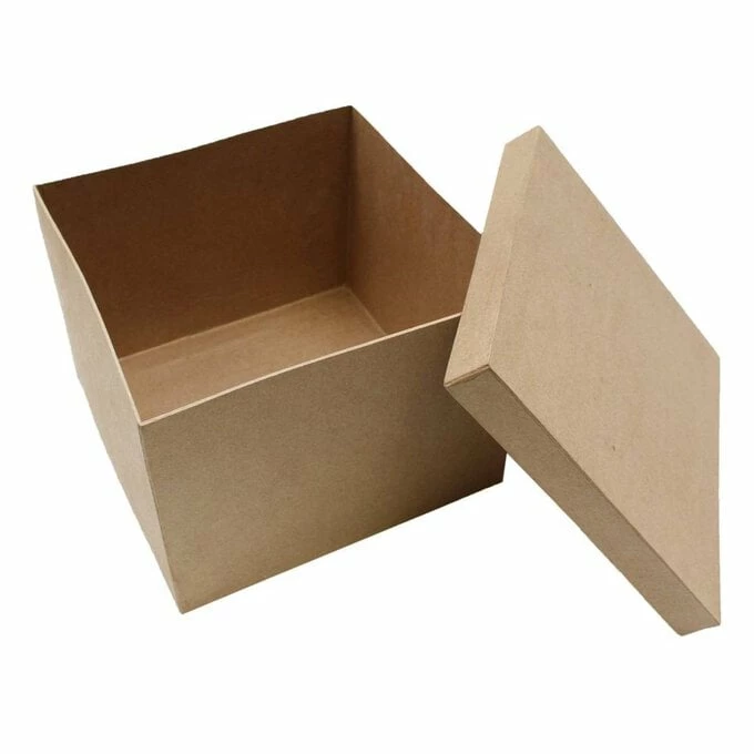 Budget 👍 Hobbycraft Mache Box 22cm 🌟 3 Budget 👍 Hobbycraft Mache Box 22cm 🌟