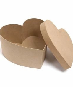 Flash Sale 🔥 Hobbycraft Mache Heart Box 32cm X 32cm X 17cm 🌟