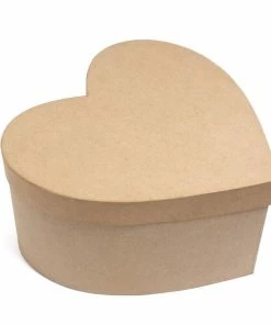 Alternative view of Flash Sale 🔥 Hobbycraft Mache Heart Box 32cm X 32cm X 17cm 🌟
