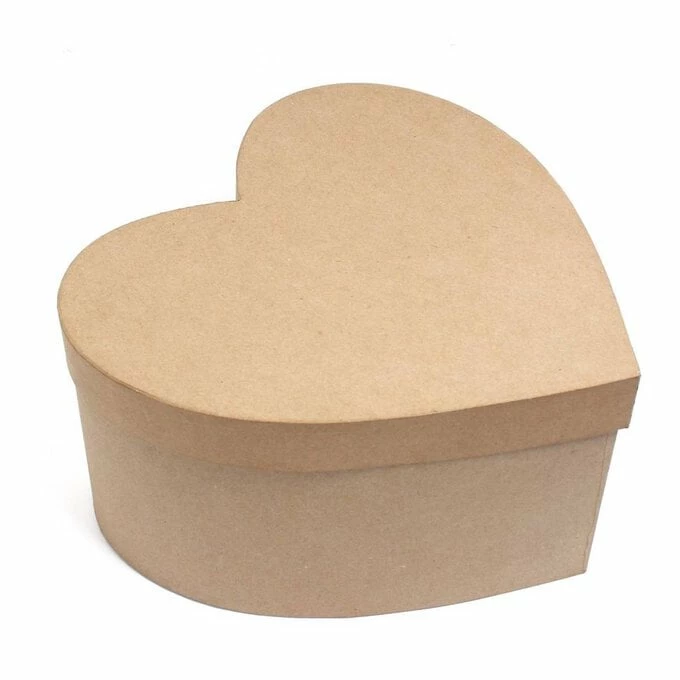 Flash Sale π₯ Hobbycraft Mache Heart Box 32cm X 32cm X 17cm π 4 Flash Sale π₯ Hobbycraft Mache Heart Box 32cm X 32cm X 17cm π - Image 2