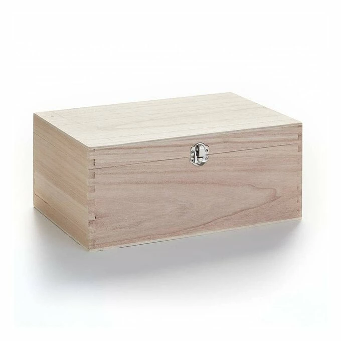 Hot Sale ✨ Hobbycraft Wooden Storage Box 30cm X 20cm X 13cm ✨ 3 Hot Sale ✨ Hobbycraft Wooden Storage Box 30cm X 20cm X 13cm ✨