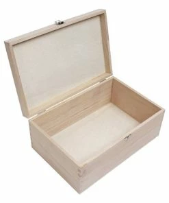 Hot Sale ✨ Hobbycraft Wooden Storage Box 30cm X 20cm X 13cm ✨ 12 Hot Sale ✨ Hobbycraft Wooden Storage Box 30cm X 20cm X 13cm ✨ -Hobbycraft Shop 617375 1000 2 wooden storage box 30cm x 20cm x 13cm