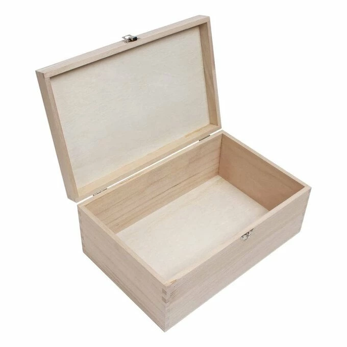 Hot Sale ✨ Hobbycraft Wooden Storage Box 30cm X 20cm X 13cm ✨ 5 Hot Sale ✨ Hobbycraft Wooden Storage Box 30cm X 20cm X 13cm ✨ - Image 3