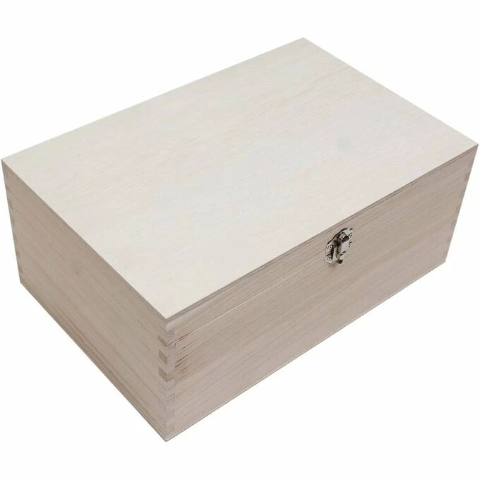 Hot Sale ✨ Hobbycraft Wooden Storage Box 30cm X 20cm X 13cm ✨ 6 Hot Sale ✨ Hobbycraft Wooden Storage Box 30cm X 20cm X 13cm ✨ - Image 4
