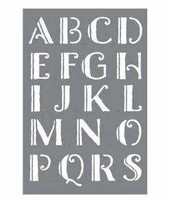 Discount 🔥 DecoArt Urban Ink Shadow Alphabet Stencil Set 2 Pack 🎁