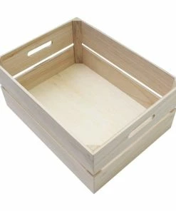 Outlet ⭐ Hobbycraft Wooden Crate 40cm X 30cm X 18cm 🛒 13 Outlet ⭐ Hobbycraft Wooden Crate 40cm X 30cm X 18cm 🛒 -Hobbycraft Shop 636897 1000 2 wooden crate 40cm x 30cm x 18cm