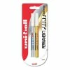Best deal ⌛ Uni-ball PX203 Gold And Silver Fine Paint Permanent Markers 2 Pack 😍 -Hobbycraft Shop 641292 1000 1 uni ball px203 gold and silver fine paint permanent markers 2 pack
