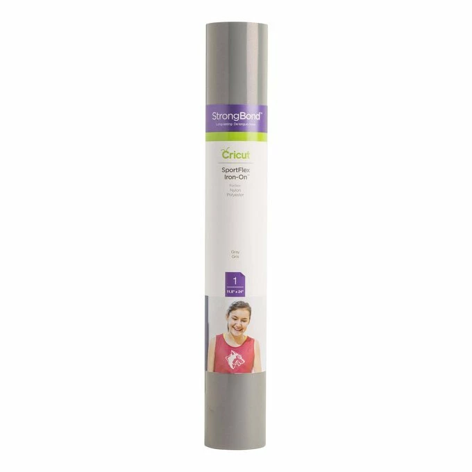 Cheap ๐ Cricut Grey Sportflex Iron-On 12 X 24 Inches ๐ 3 Cheap ๐ Cricut Grey Sportflex Iron-On 12 X 24 Inches ๐