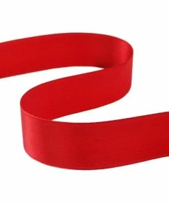 New ⌛ Hobbycraft Red Satin Ribbon 15m X 20mm 🛒