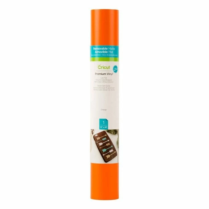 Best Sale 🤩 Cricut Orange Removable Matte Vinyl 12 X 48 Inches 👍 3 Best Sale 🤩 Cricut Orange Removable Matte Vinyl 12 X 48 Inches 👍