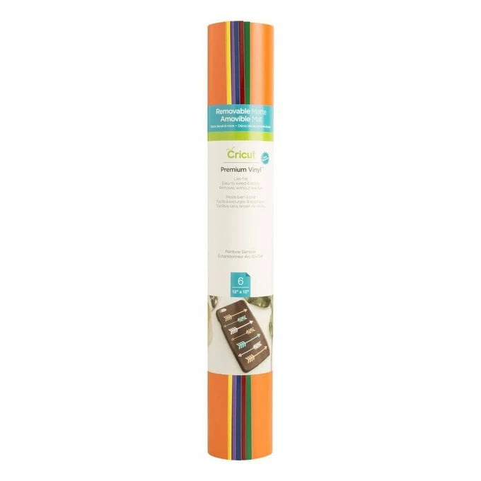Cheap ๐ Cricut Rainbow Removable Matte Vinyl 12 X 12 Inches 6 Pack โค๏ธ 3 Cheap ๐ Cricut Rainbow Removable Matte Vinyl 12 X 12 Inches 6 Pack โค๏ธ