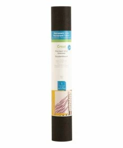 New 🔔 Cricut Black Permanent Shimmer Vinyl 12 X 48 Inches 🤩