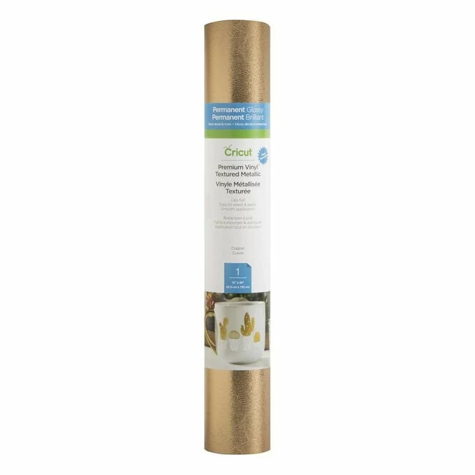 Buy ๐งจ Cricut Textured Metallic Copper Permanent Gloss Vinyl 12 X 48 Inches โ 2 Buy ๐งจ Cricut Textured Metallic Copper Permanent Gloss Vinyl 12 X 48 Inches โ