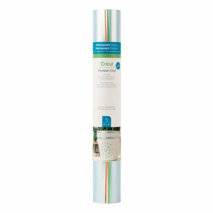 Cheap ๐ Cricut โ๏ธ Summer Permanent Gloss Vinyl 12 X 24 Inches 3 Pack โค๏ธ 3 Cheap ๐ Cricut โ๏ธ Summer Permanent Gloss Vinyl 12 X 24 Inches 3 Pack โค๏ธ