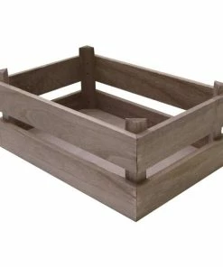 Best Sale ❤️ Hobbycraft Mini Wooden Crate 24cm X 16cm X 10cm 🥰