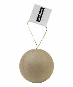 Alternative view of Best deal ✔️ Hobbycraft Mache Hanging Ball Decoration 7cm 🎉