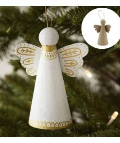 Alternative view of Coupon 🎉 Hobbycraft Mache Hanging Angel Decoration 12cm ❤️