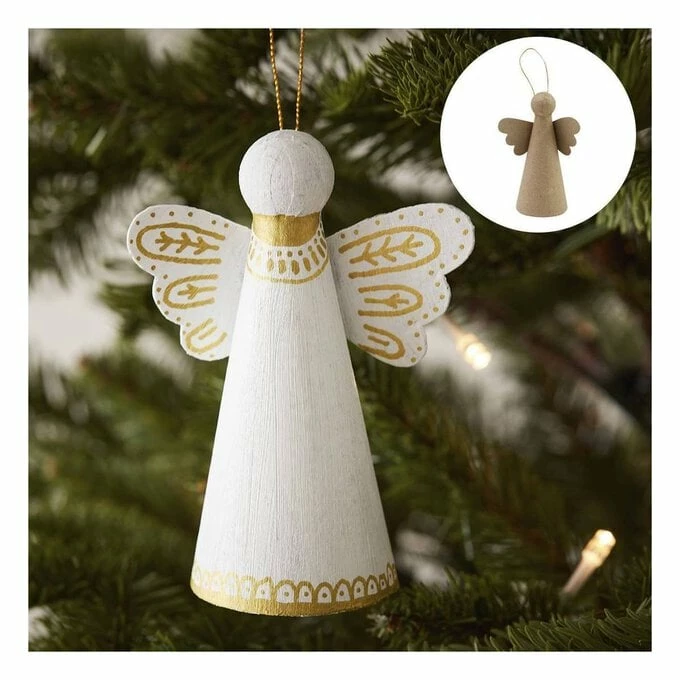 Coupon ๐ Hobbycraft Mache Hanging Angel Decoration 12cm โค๏ธ 4 Coupon ๐ Hobbycraft Mache Hanging Angel Decoration 12cm โค๏ธ - Image 2