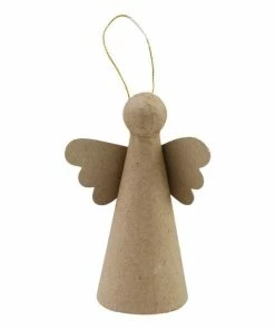 Coupon 🎉 Hobbycraft Mache Hanging Angel Decoration 12cm ❤️