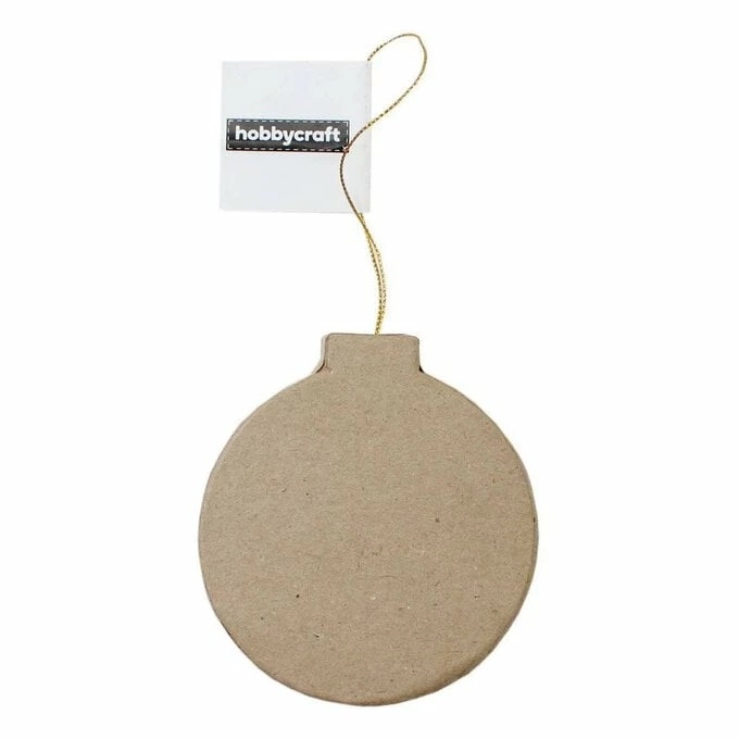 Hot Sale ๐คฉ Hobbycraft Mache Hanging Bauble Decoration 9.5cm โ๏ธ 3 Hot Sale ๐คฉ Hobbycraft Mache Hanging Bauble Decoration 9.5cm โ๏ธ