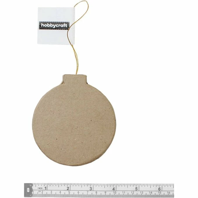 Hot Sale ๐คฉ Hobbycraft Mache Hanging Bauble Decoration 9.5cm โ๏ธ 6 Hot Sale ๐คฉ Hobbycraft Mache Hanging Bauble Decoration 9.5cm โ๏ธ - Image 4