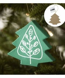 Alternative view of Top 10 ❤️ Hobbycraft Mache Hanging Tree Decoration 9cm ❤️
