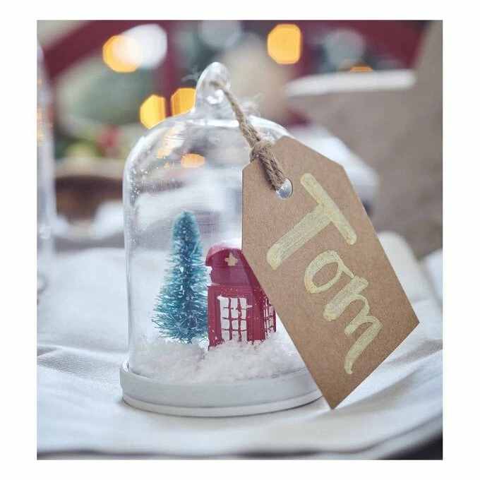 Wholesale ⭐ Hobbycraft Fillable Glass Cloche Hanging Decoration 10cm 💯 - Image 2