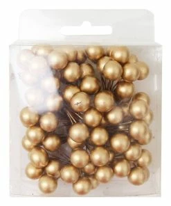 Alternative view of Best deal 🔔 Hobbycraft Gold Berry Picks 81 Pieces ✨