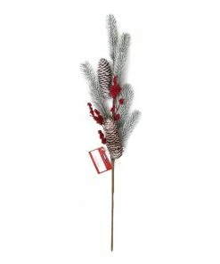 New 🔔 Hobbycraft Pine Cone And Berry Stem 68cm 🎁
