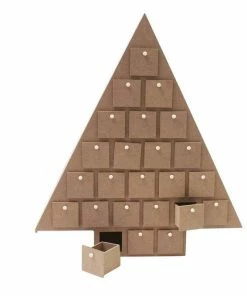 Budget 🌟 Hobbycraft Wooden 🎅 Christmas Tree Advent Calendar 😀