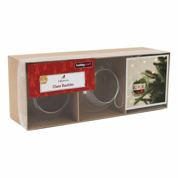 Coupon 🔥 Hobbycraft Round Flat Fillable Glass Bauble 8cm 3 Pack 😉 5 Coupon 🔥 Hobbycraft Round Flat Fillable Glass Bauble 8cm 3 Pack 😉 - Image 3
