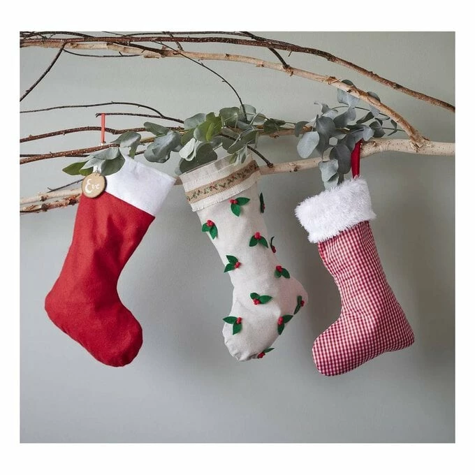 Top 10 👏 Hobbycraft Red Felt 🎄 Christmas Stocking 👏 3 Top 10 👏 Hobbycraft Red Felt 🎄 Christmas Stocking 👏 - Image 2