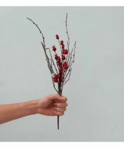 Alternative view of Cheap 🔥 Hobbycraft Red Berry And Snow Pick 41cm 🥰