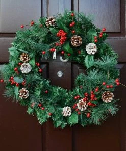 Best Sale 😉 Hobbycraft Fir Cone And Red Berry Stem 63cm 🔥 -Hobbycraft Shop 653797 1000 3 fir cone and red berry stem 63cm