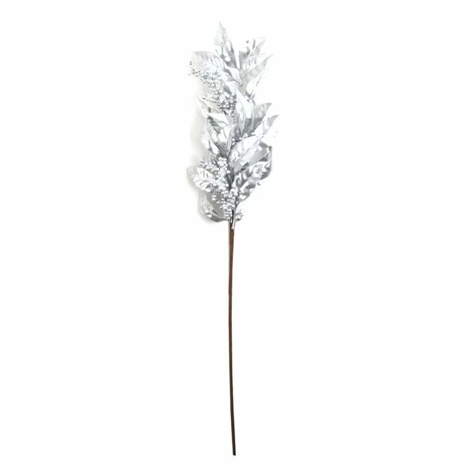 Best Pirce π₯° Hobbycraft Silver Leaf And Berry Stem 70cm π 3 Best Pirce π₯° Hobbycraft Silver Leaf And Berry Stem 70cm π