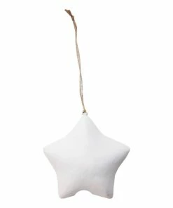 Top 10 💯 Hobbycraft Hanging Ceramic 3D Star Decoration 8.5cm 😍