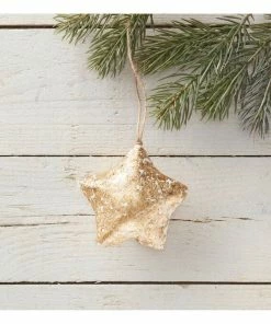 Alternative view of Top 10 💯 Hobbycraft Hanging Ceramic 3D Star Decoration 8.5cm 😍