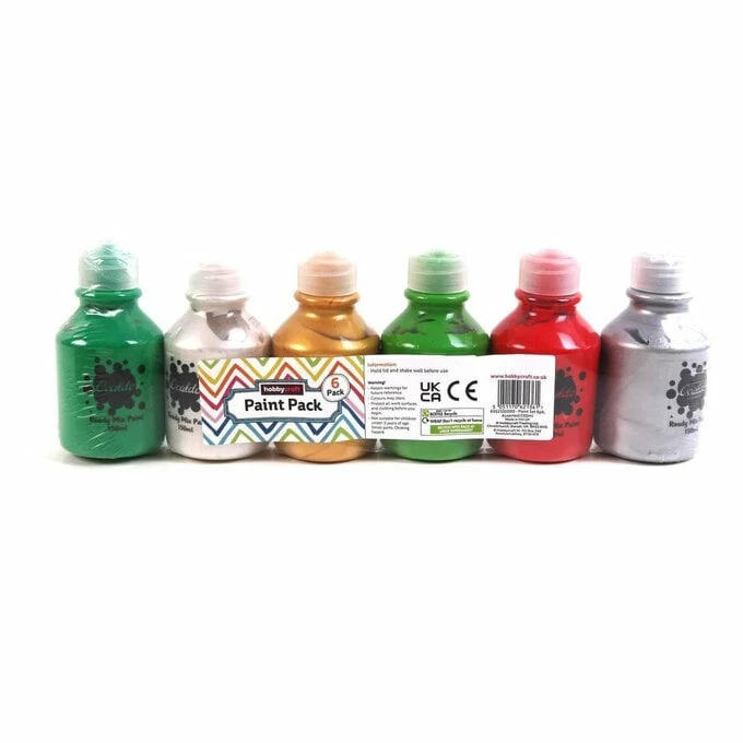 Best Sale π Hobbycraft π Christmas Ready Mixed Paint 150ml 6 Pack π 2 Best Sale π Hobbycraft π Christmas Ready Mixed Paint 150ml 6 Pack π - Image 2