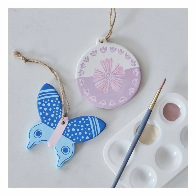 Cheapest π Hobbycraft Unglazed Ceramic Hanging Butterfly Decoration 9.5cm π 3 Cheapest π Hobbycraft Unglazed Ceramic Hanging Butterfly Decoration 9.5cm π - Image 2
