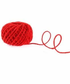 Deals โ Hobbycraft Red Jute Twine 2mm X 27m ๐